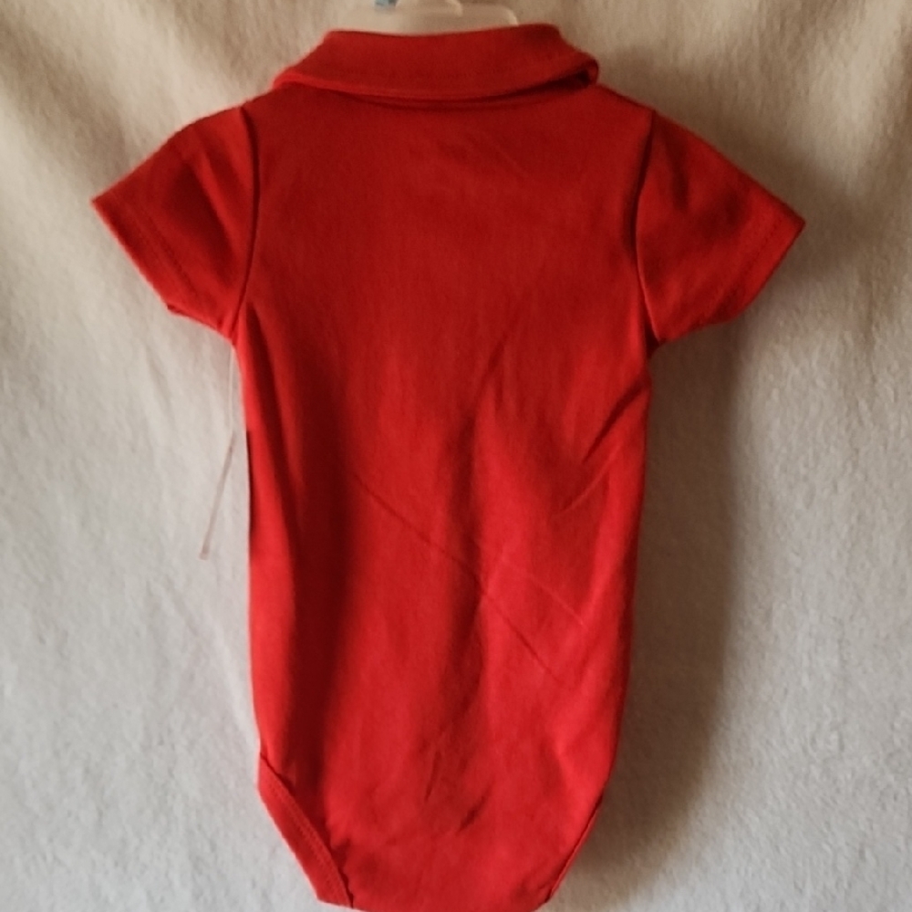Kidgets Vibrant Dino-mite Red Baby Onesie - Picture 6 of 6
